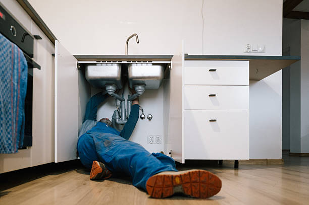 Professional Plumbing technician working in Tully, NY